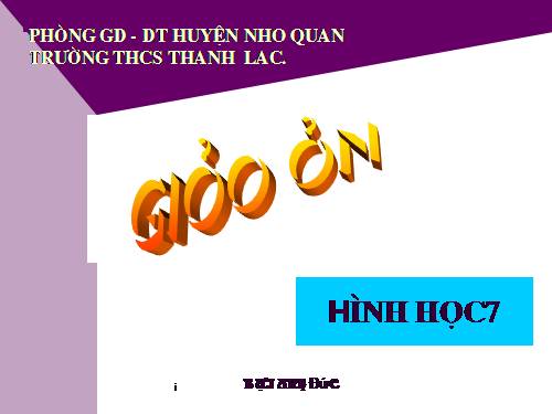 Chương II. §7. Định lí Py-ta-go