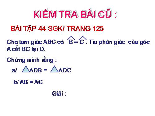 Chương II. §6. Tam giác cân