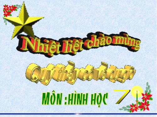 Chương I. §7. Định lí