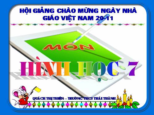 Chương II. §4. Trường hợp bằng nhau thứ hai của tam giác: cạnh-góc-cạnh (c.g.c)