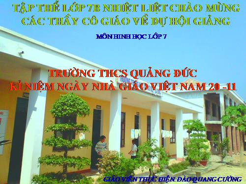 Chương II. §4. Trường hợp bằng nhau thứ hai của tam giác: cạnh-góc-cạnh (c.g.c)