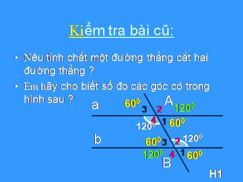 Chương I. §4. Hai đường thẳng song song