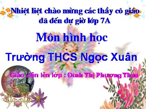 Chương II. §1. Tổng ba góc của một tam giác