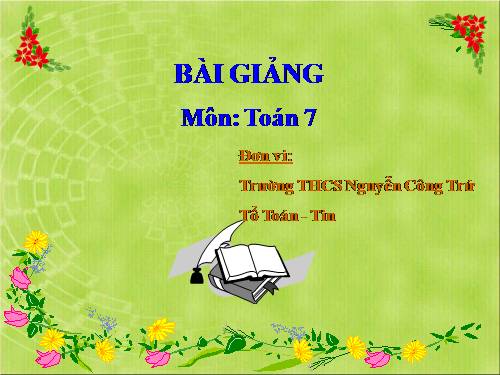 Ôn tập Chương I. Đường thẳng vuông góc. Đường thẳng song song