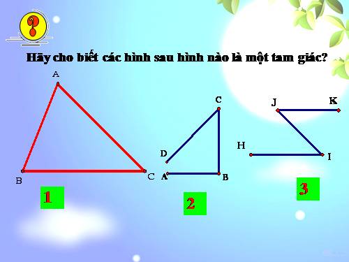 Chương II. §1. Tổng ba góc của một tam giác