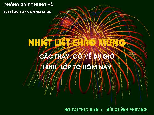 Ôn tập Chương I. Đường thẳng vuông góc. Đường thẳng song song