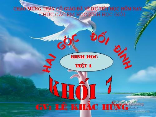 Chương I. §1. Hai góc đối đỉnh