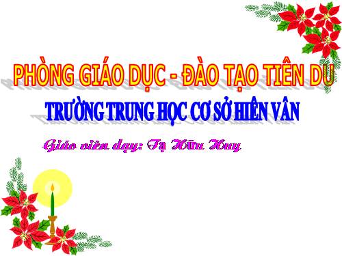 Chương III. §7. Tính chất đường trung trực của một đoạn thẳng