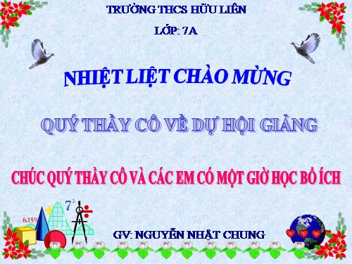 Chương II. §1. Tổng ba góc của một tam giác