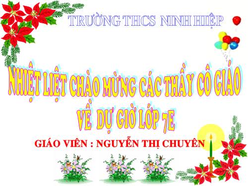 Chương II. §1. Tổng ba góc của một tam giác