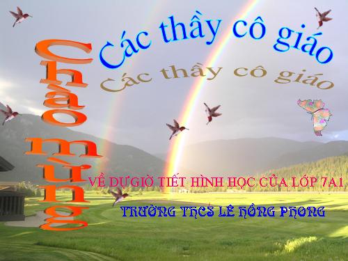 Chương II. §1. Tổng ba góc của một tam giác