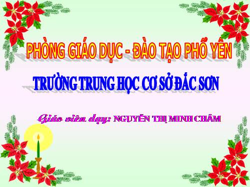 Chương III. §7. Tính chất đường trung trực của một đoạn thẳng