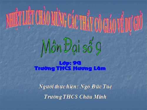 Các bài Luyện tập