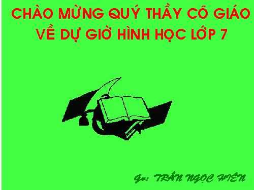 Chương II. §2. Hai tam giác bằng nhau