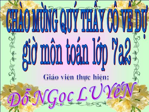 Chương II. §1. Tổng ba góc của một tam giác