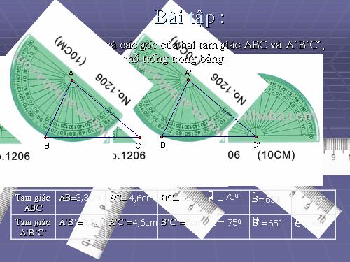 Chương II. §2. Hai tam giác bằng nhau