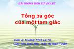 Chương II. §1. Tổng ba góc của một tam giác