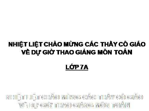 Chương I. §6. Từ vuông góc đến song song