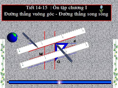 Ôn tập Chương I. Đường thẳng vuông góc. Đường thẳng song song