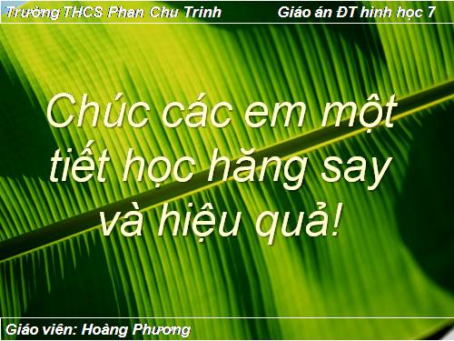 Chương I. §6. Từ vuông góc đến song song