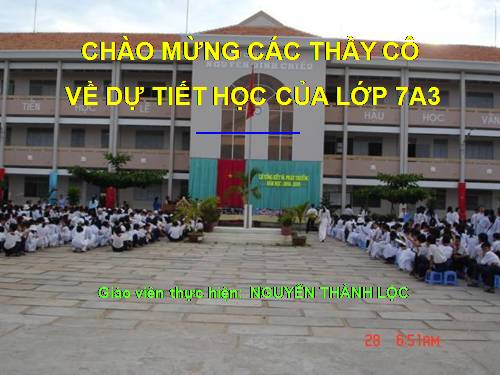 Chương I. §7. Định lí