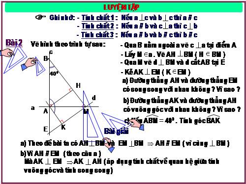 Các bài Luyện tập