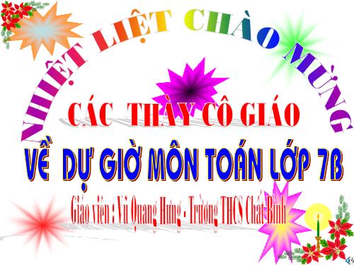 Chương II. §1. Tổng ba góc của một tam giác