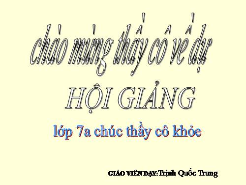 Chương II. §1. Tổng ba góc của một tam giác