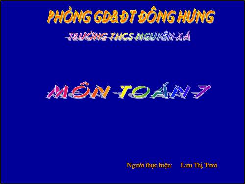 Chương II. §5. Trường hợp bằng nhau thứ ba của tam giác: góc-cạnh-góc (g.c.g)