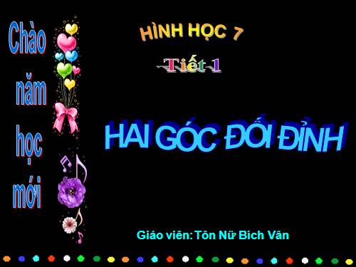 Chương I. §1. Hai góc đối đỉnh