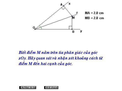 Chương III. §5. Tính chất tia phân giác của một góc