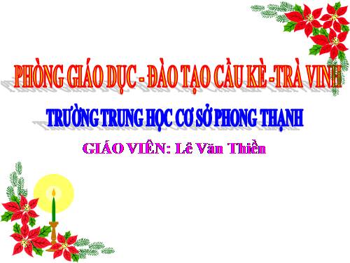 Chương III. §7. Tính chất đường trung trực của một đoạn thẳng