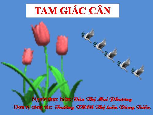 Chương II. §6. Tam giác cân