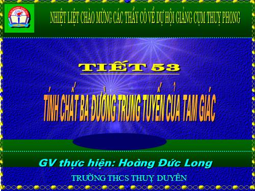 Chương III. §4. Tính chất ba đường trung tuyến của tam giác