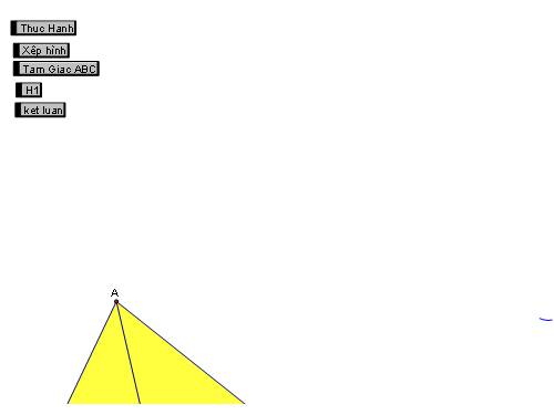 XẾP HÌNH TAM GIÁC( Phục vụ bài QUAN HỆ GIỮA GÓC VÀ CẠNH ĐỐI ......)