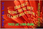 Chương III. §7. Tính chất đường trung trực của một đoạn thẳng