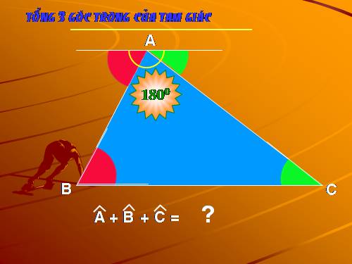 Chương II. §1. Tổng ba góc của một tam giác