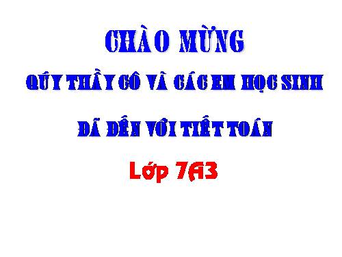 Chương II. §2. Hai tam giác bằng nhau