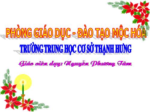 Chương III. §7. Tính chất đường trung trực của một đoạn thẳng