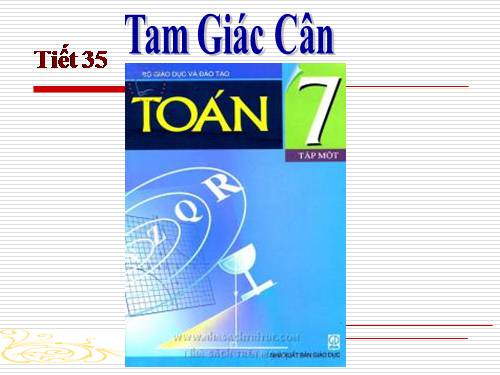 Chương II. §6. Tam giác cân