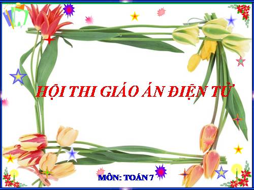 Chương II. §1. Tổng ba góc của một tam giác