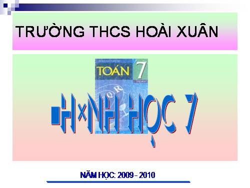 Ôn tập Chương I. Đường thẳng vuông góc. Đường thẳng song song