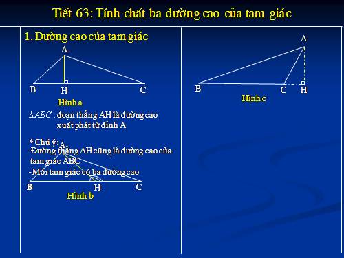 Chương III. §9. Tính chất ba đường cao của tam giác