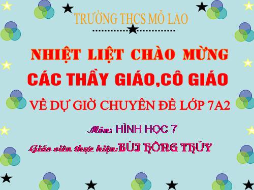 Các bài Luyện tập