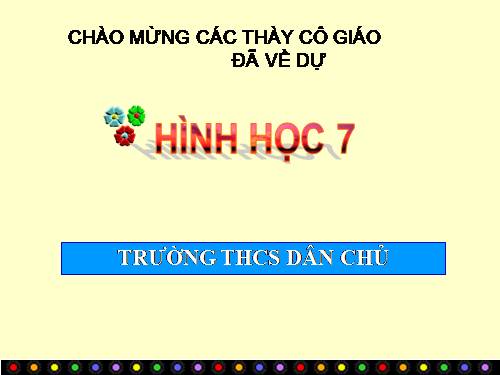 Chương I. §7. Định lí