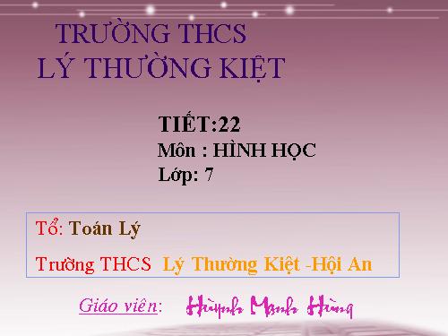 Chương II. §3. Trường hợp bằng nhau thứ nhất của tam giác: cạnh-cạnh-cạnh (c.c.c)