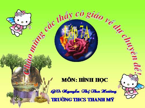 Chương II. §1. Tổng ba góc của một tam giác