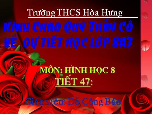 Chương II. §1. Tổng ba góc của một tam giác