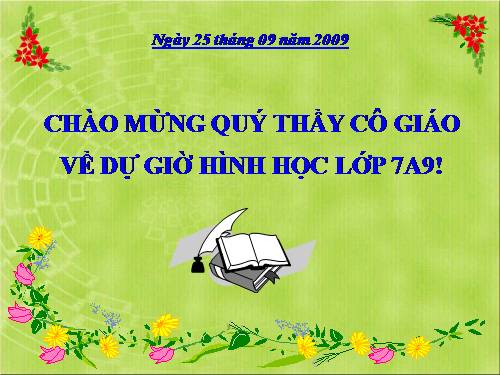 Ôn tập Chương I. Đường thẳng vuông góc. Đường thẳng song song