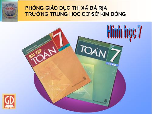 Chương II. §1. Tổng ba góc của một tam giác